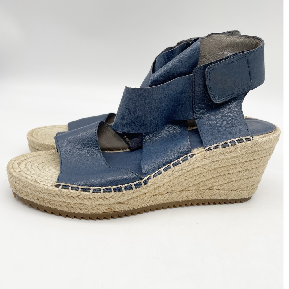 Eileen Fisher Willow Espadrille Wedge Sandals. Size 7 - Picture 3 of 9